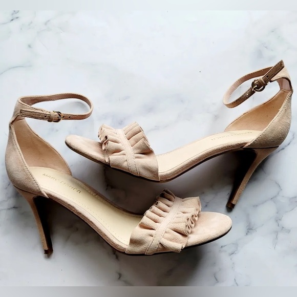 Marc Fisher Shoes - Marc Fisher suede ruffle heels